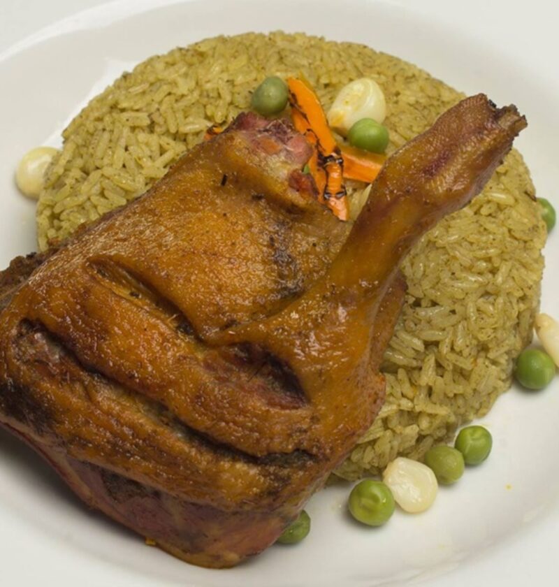 Arroz con Pato a la Chiclayana
